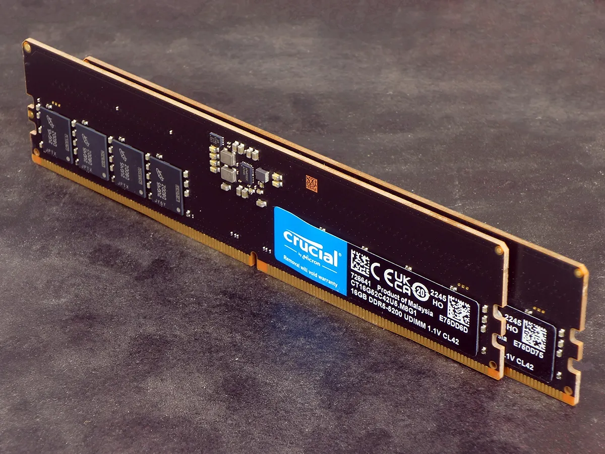 crucial DDR5-5200 DIMM 32GB(16GB×2枚) Amazon.com: Crucial Pro 32GB DDR5 RAM Kit (2x16GB), 6000MHz